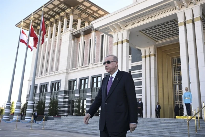 Cumhurbaşkanı Erdoğan, Lübnan Cumhurbaşkanı Avn’ı resmi törenle karşıladı