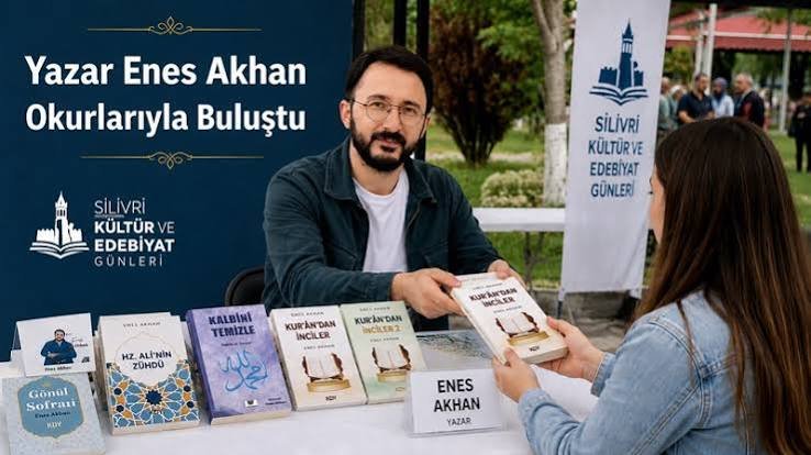 Gümüşhaneli Yazar Enes Akhan, Silivri’de Kitapseverlerle Buluştu
